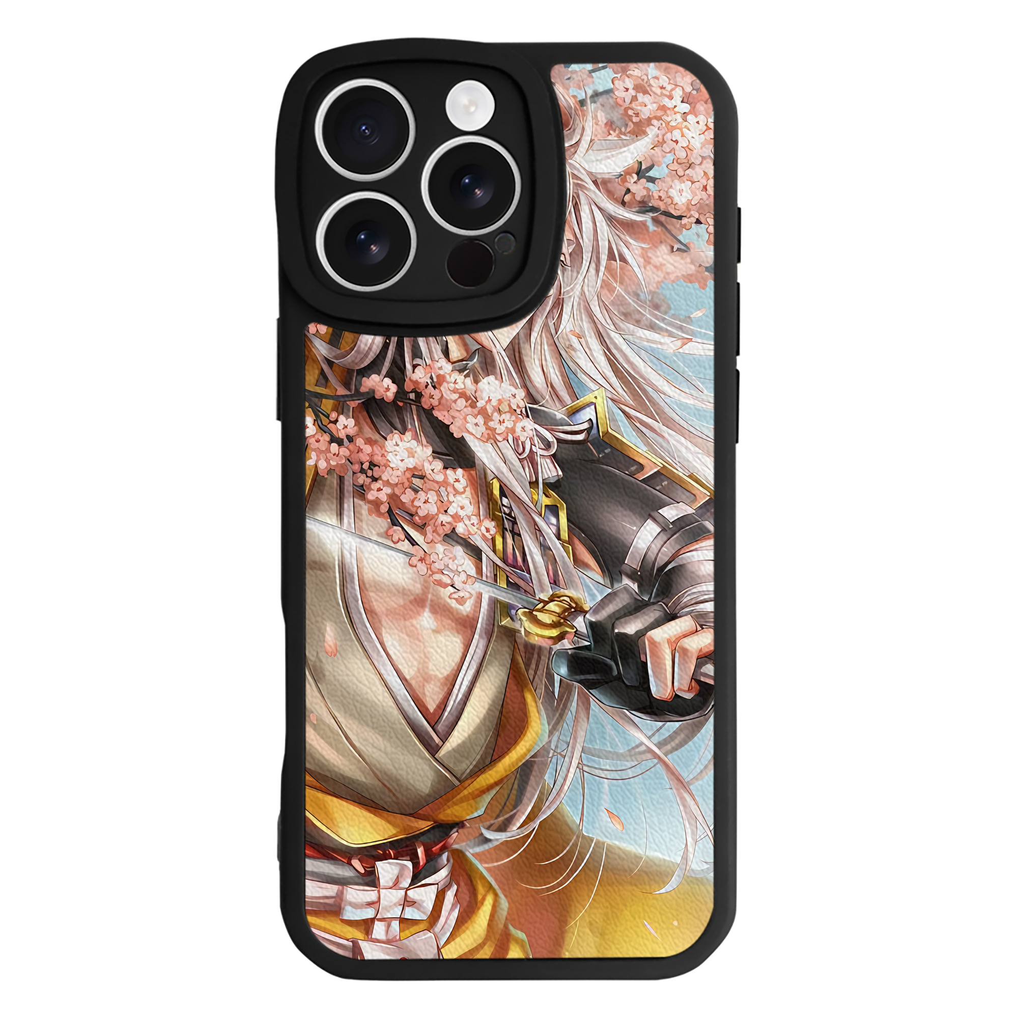 （画像用） 刀剣乱舞 Touken Ranbu 【iPhone 16シリーズ対応】シリコンスマホケース（レザー調） 材質：シリコン